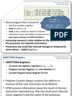 Demo Program From Lecture #1: Registers