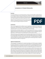 Timing and Synchronization in Packet Networks: White Paper