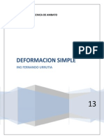 Deformacion