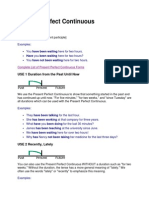 Present Perfect Continuous