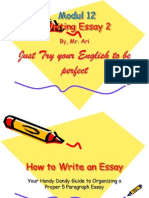 Modul 12. Writing Essay 2 - PPT