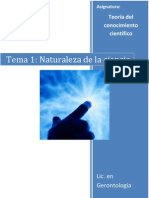 Tema 1 (Naturaleza de La Ciencia)