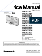 Panasonic Lumix DMC-FX30P Serice Manual