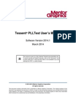 Tessent Plltest User'S Manual: Software Version 2014.1 March 2014