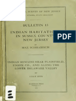 Indian Habitations in Sussex County, NJ (1915)