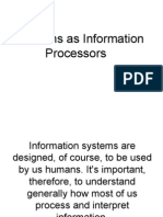 Human As Information Processors