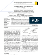 Isolation of Steroids From N-Hexane Extract of The Leaves of