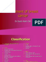 Treatment of Breast Cancer: DR - Syed Alam Zeb