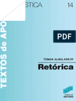 Retorica Tomas Albaladejo Mayordomo PDF