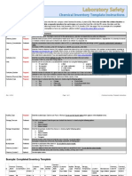 Chemical Inventory Template Instructions