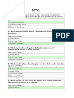 Simulation and Modeling MCQ'S