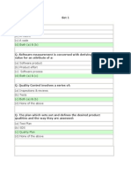 Software Engineering MCQ'S