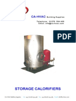 Storage Calorifiers