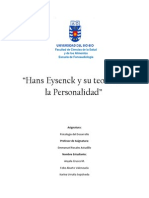 Hans Eysenck Personalidad