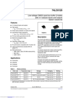 Low-Voltage CMOS Quad Bus Buffer (3-State) With 5 V Tolerant Inputs and Outputs