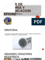 Taller de Oratoria y Comunicacion Eficaz DIAPOSITIVAS - PPSX