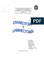 Craneotomia y Laminectomia