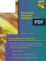 Enteral and Parenteral Nutrition