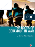 The Roots of Behaviour in War: A Survey of The Literature