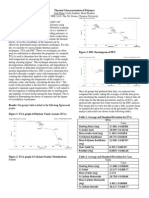 Thermal Characterization of Polymers (MSE LAb 7)