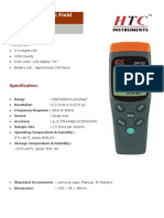 Electro Magnetic Field Tester: Features