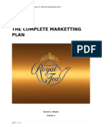 Royal Tea - Complete Marketing Plan For Tea