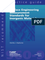 Surface Engineering Measurement Standards For Inorganic Materials