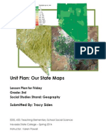 Unit Plan: Our State Maps: Submitted By: Tracy Sides