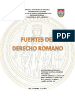 Fuentes Del Derecho Romano