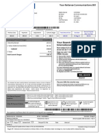 Your Reliance Communications Bill