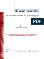 HR Value Proposition