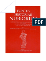 Fontes Historiae Nubiorum Volume I