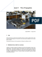 Experiment 7. Wave Propagation