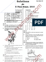 AIPMT Mains 2010 Solved