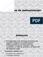 Procesos de Meteorizacion