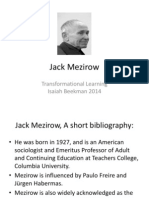 Jack Mezirow 2014