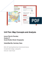 Unit Plan: Map Concepts and Analysis: Submitted By: Zachary Haro