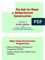 Use of Fly Ash For Road and Embankment Construction