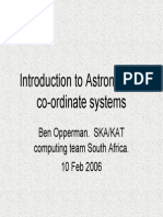 Coordinate Systems