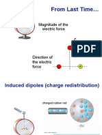 From Last Time : Magnitude of The Electric Force