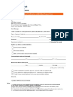 NRI Address Change Form