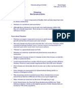 Vitamins Biochemistry