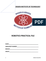 Robotics Practical File