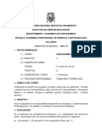 Syllabus Fisicoquímica 2013-2