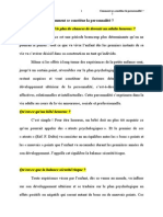 Comment Se Constitue La Personnalité PDF