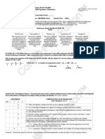 Performance Based Checklist Michael Sykes 2014