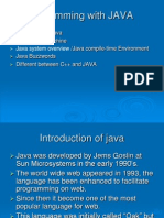 Programming With JAVA