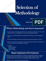 Selection of Methdology - SAD (Task1) - S.sutharshan