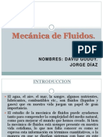 Mecánica de Fluidos Presentacion