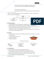 Unit # 1 Introduction To Financial Institutions